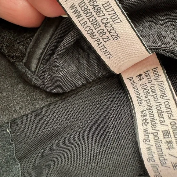 Victoria's Secret Dream Angels unlined black lace-up corset top, Size Large - Picture 12 of 12